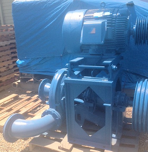 3 Units - Ash Pumps, Type B-6-6 With 100 Hp Motor)